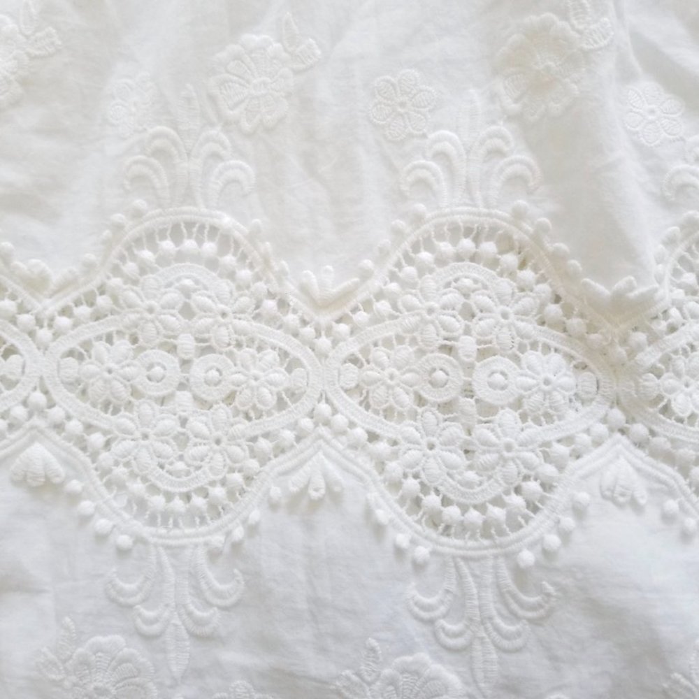 STONE COLD FOX | Marrakech White Lace Mini Dress 1 - Picture 6 of 16